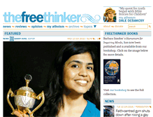 Tablet Screenshot of freethinker.co.uk